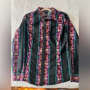 Wrangler Women’s pearl snap western shirt